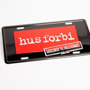 Hus Forbi nummerplade